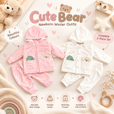 Cute Bear 🧸 | Newborn Baby Winter 2-Piece Outfit