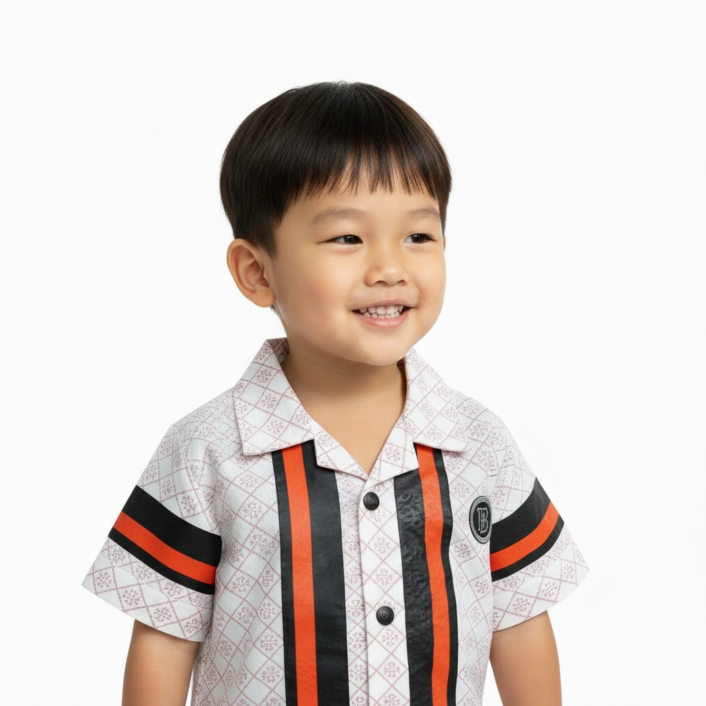 Baby Boy Classic Cord-Set | Printed Inner T-Shirt (3-Piece)