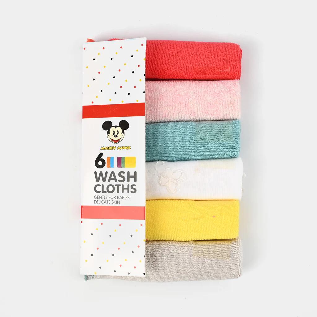 Baby Wash Cloths | Pack of Six