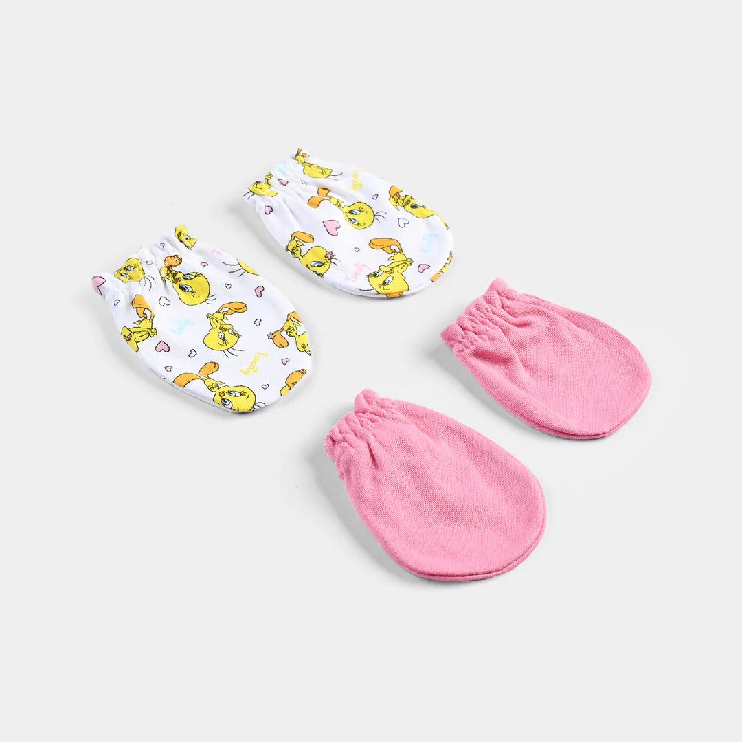 Baby Mittens – 2 Pairs (NEWBORN)