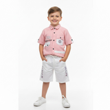 Boys Stylish Suit With Inner T-Shirt (3-Piece)