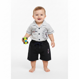 Baby Boy Universal Sunmer Set | Printed Inner T-Shirt (3-Piece)