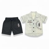 Baby Boy Universal Sunmer Set | Printed Inner T-Shirt (3-Piece)