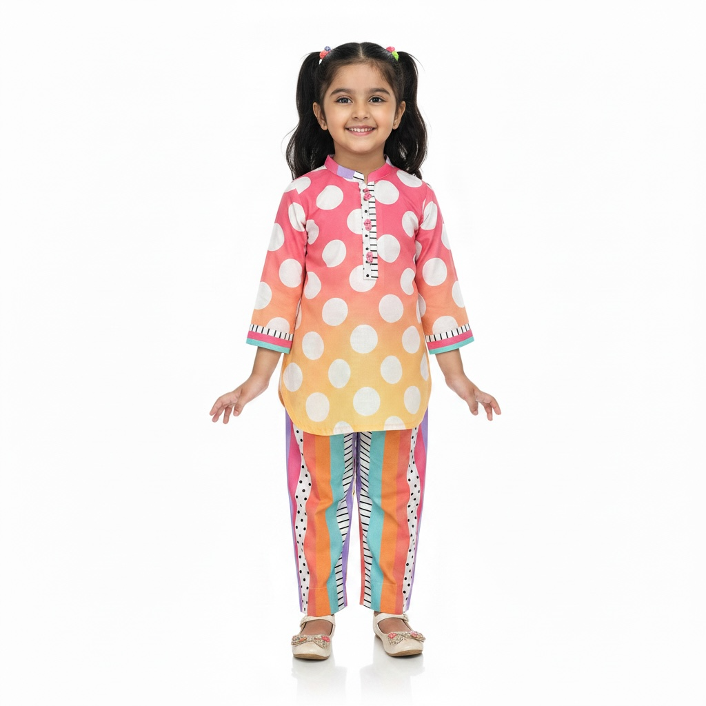 Girls Bright Bloom Co-ord Set (3-Piece)