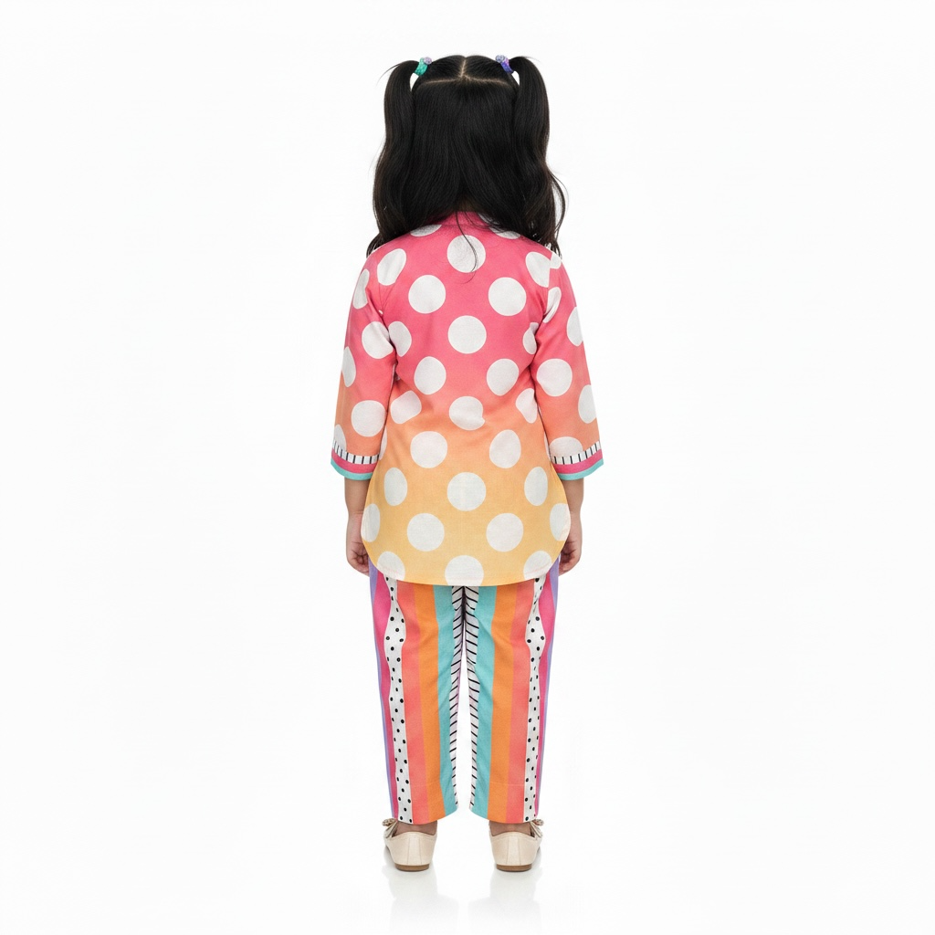 Girls Bright Bloom Co-ord Set (3-Piece)