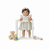 Baby Girl Cotton Plating Frock  Panties (2-Piece)