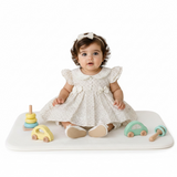 Baby Girl Cotton Plating Frock  Panties (2-Piece)