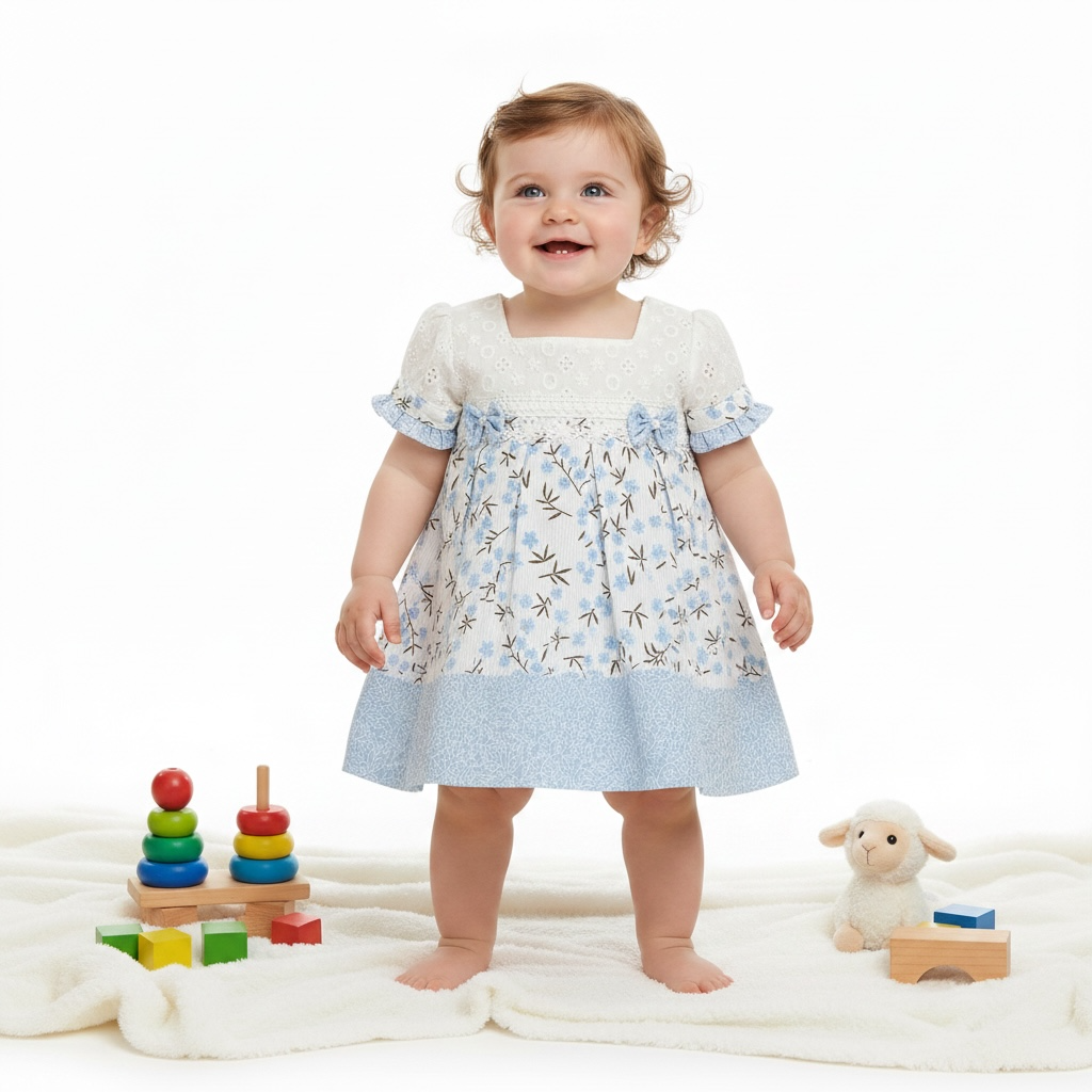 Baby Girl Chicken Cotton Printed Frock | Panties