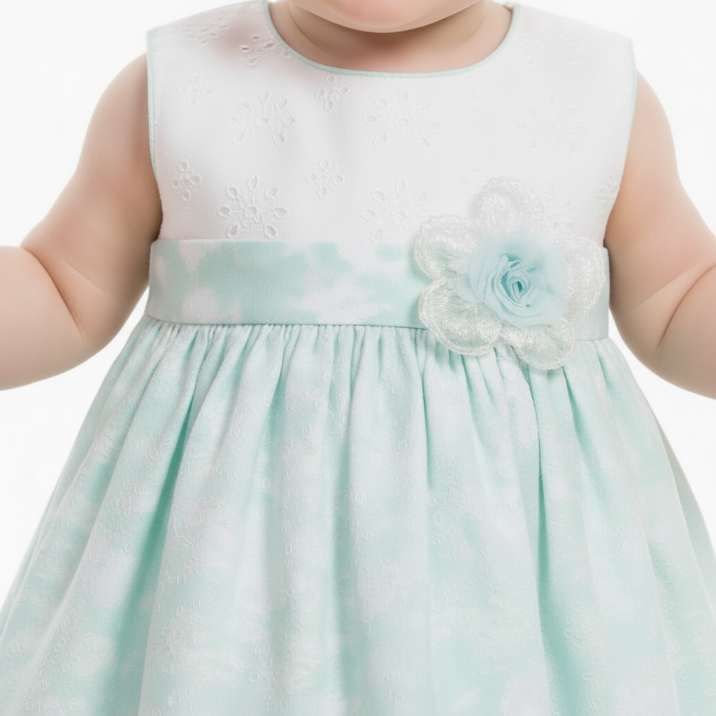 Baby Girl Cotton Tie n Die Frock Panties