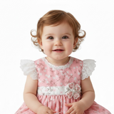 Baby Girl Cotton Petal Frock Printed Panties