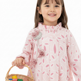 Floral Fancy Platted Co-Ord Set (3-Piece)