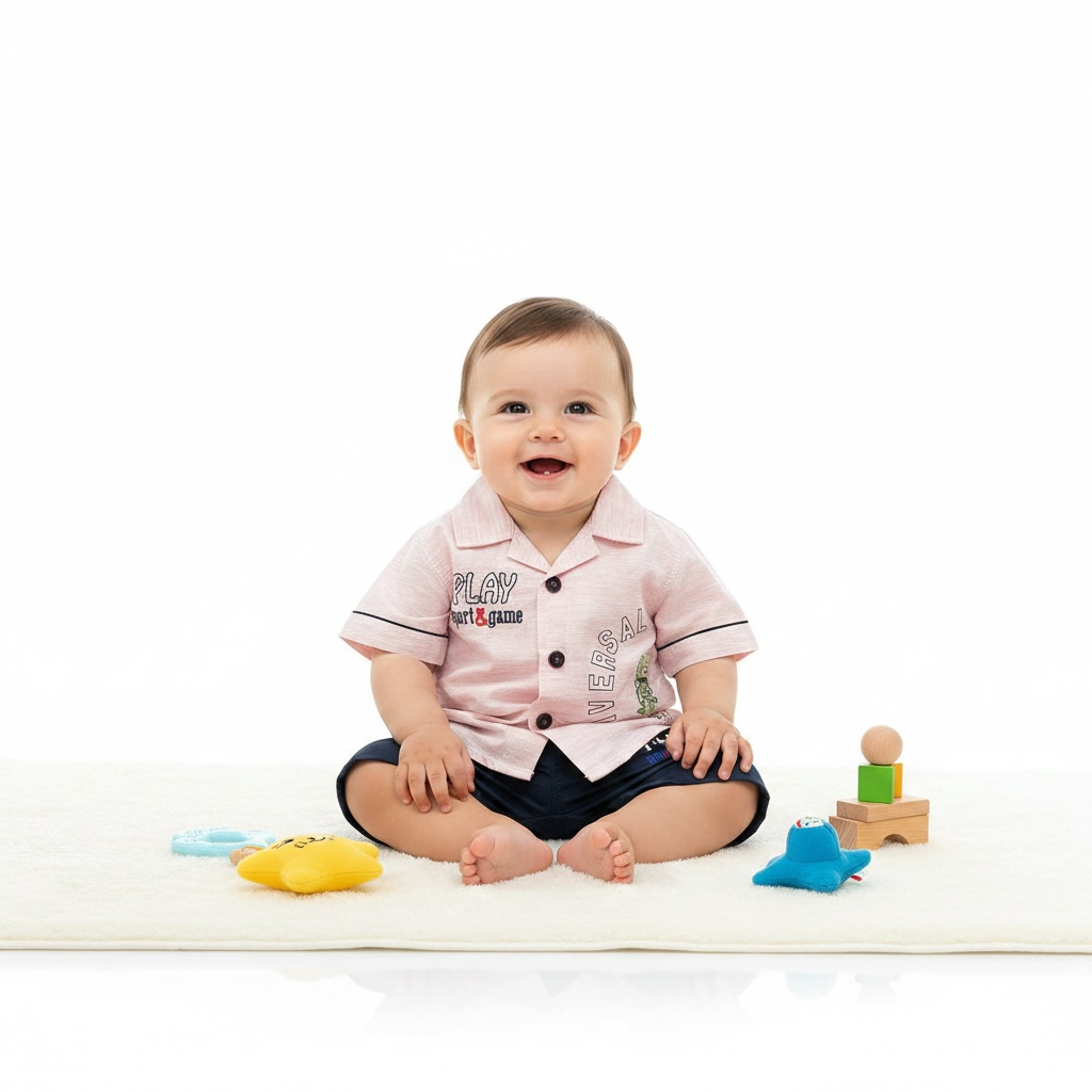 Baby Boy Universal Summer Set  Printed Inner (3-Piece)