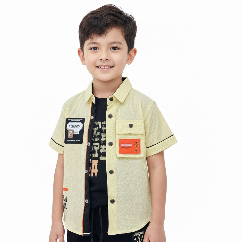 Boys Comfy Bubble Suit With Printed Inner (3-Piece)