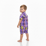 Baby Boy Cool Summer Co-Ord Set  Printed Inner (3-Piece)