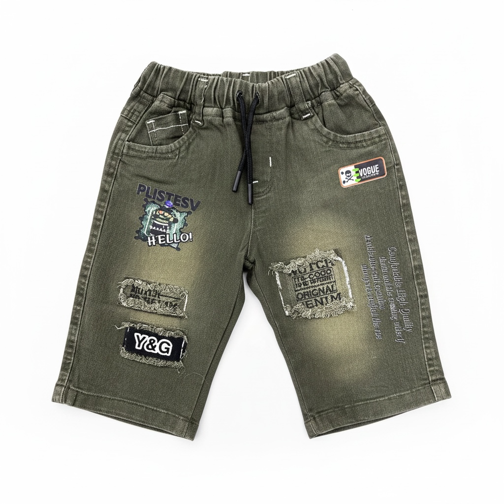 Boys Denim Comfy Shorts (Barmuda)
