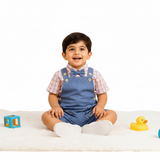 Baby Boy Denim Romper set