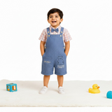 Baby Boy Denim Romper set