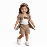 Baby Girls Summer Suit | 3 Piece