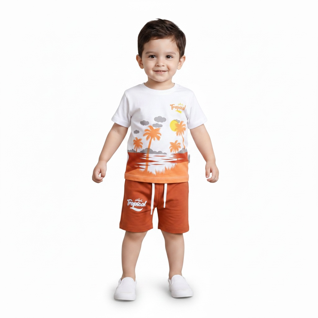 Baby Boy Tropical Sunset Set