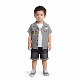 Baby Boys Denim Trio Set | 3 Piece
