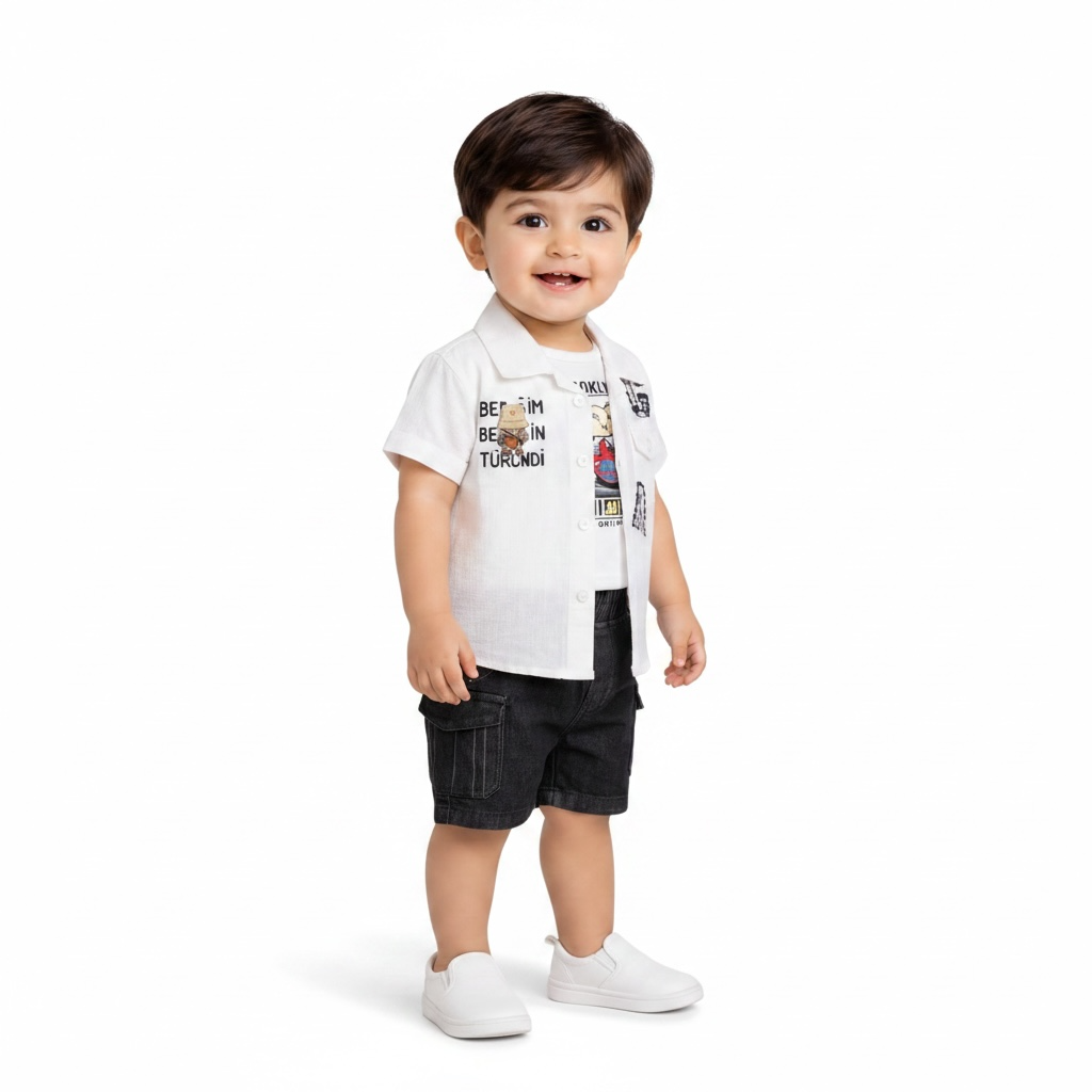 Baby Boy Soft Summer Suit | 3 piece