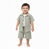 Baby Boys Light Green Summer Suit | 3 Piece