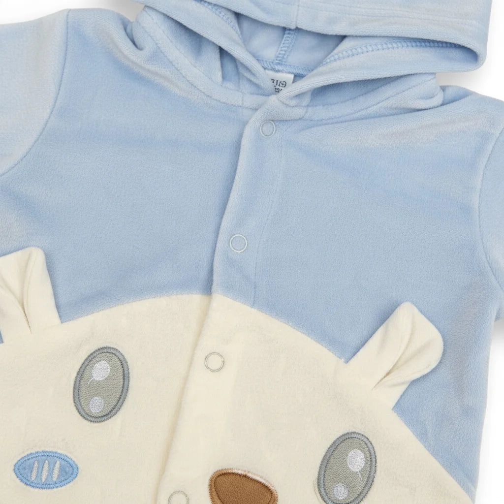 Pack of 2 – Baby Winter Outfit Set | 3-Piece Jacket, Pyjama & Cap | Pink & White