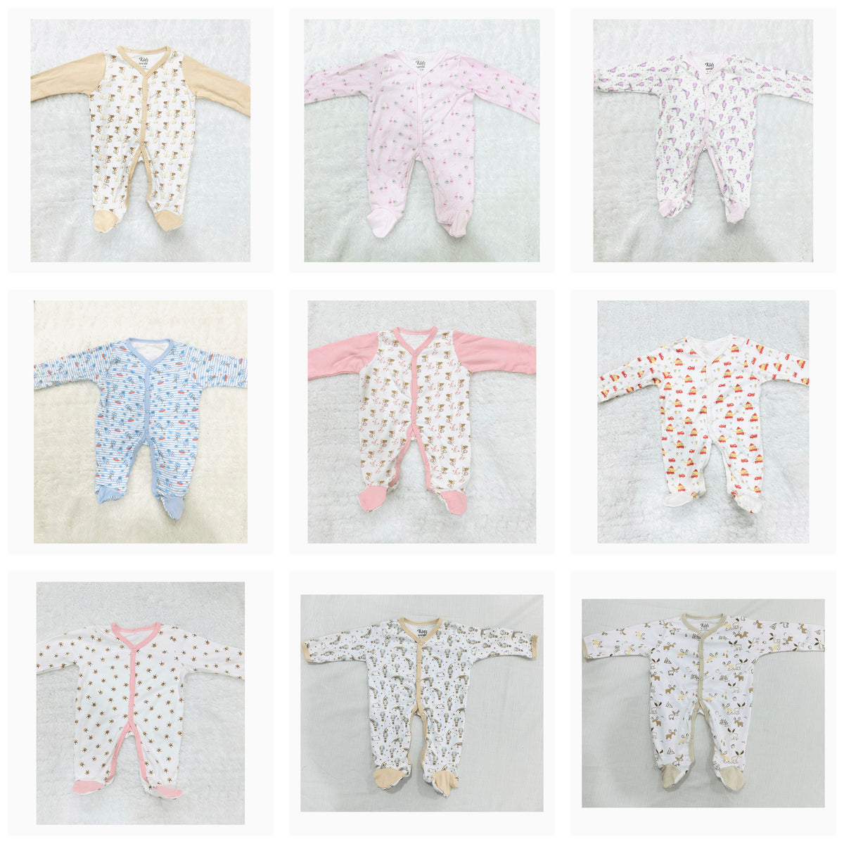 Pack of 3 – Newborn Baby Boys & Girls Rompers | Get 3 for Rs. 999/- Only